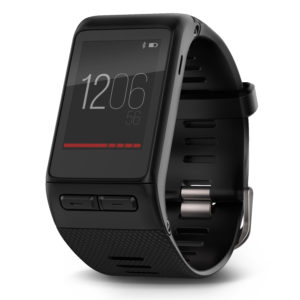 Pulsuhr ohne Brustgurt, vivoactive HR von Garmin, Uhrzeitanzeige